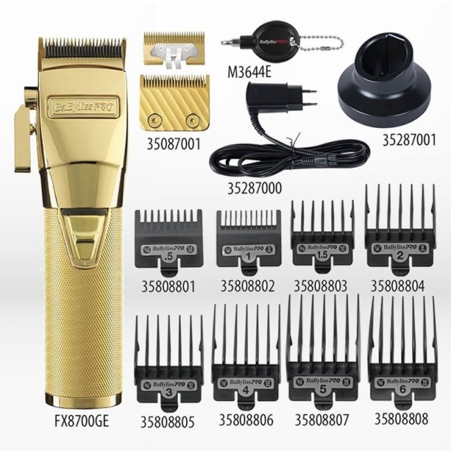 Επαγγελματική Κουρευτική Μηχανή Babyliss Pro Cordless FX8700GE Gold