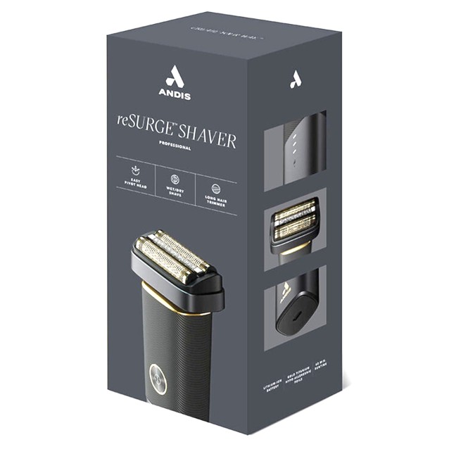Επαγγελματική Ξυριστική Μηχανή Andis reSURGE Shaver Μαύρο-Χρυσό