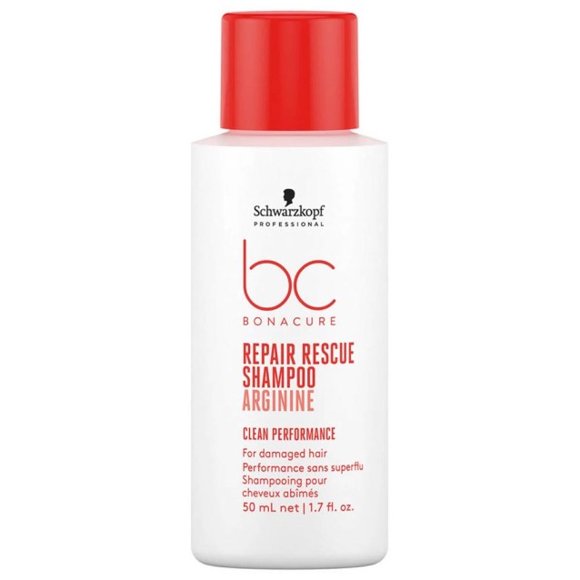 Schwarzkopf Professional BC Bonacure Σαμπουάν Repair Rescue για ταλαιπωρημένα μαλλιά 50ml