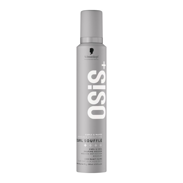 OSiS Curl Soufflé Αφρός Που Δίνει Σχήμα Για Σγουρά Και Πολύ Σγουρά Μαλλιά 200ml