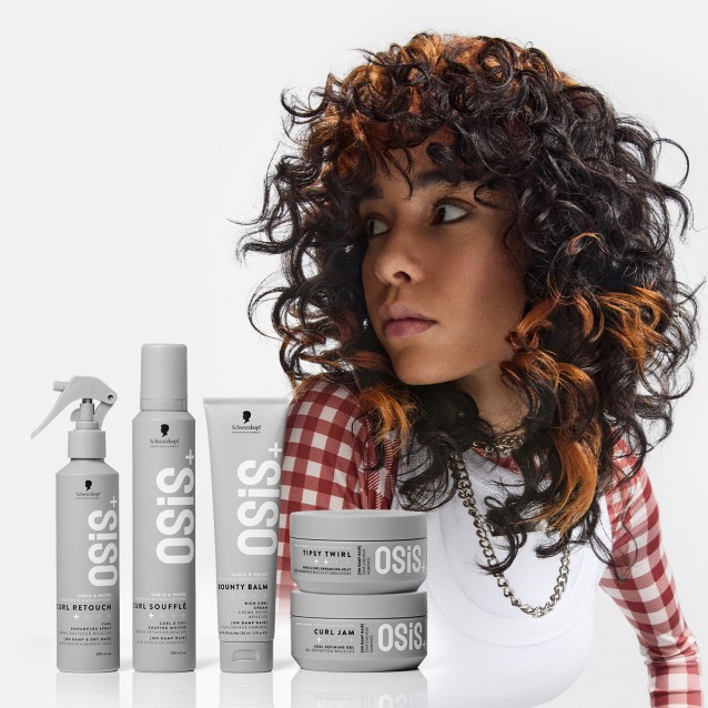 OSiS Curl Soufflé Αφρός Που Δίνει Σχήμα Για Σγουρά Και Πολύ Σγουρά Μαλλιά 200ml