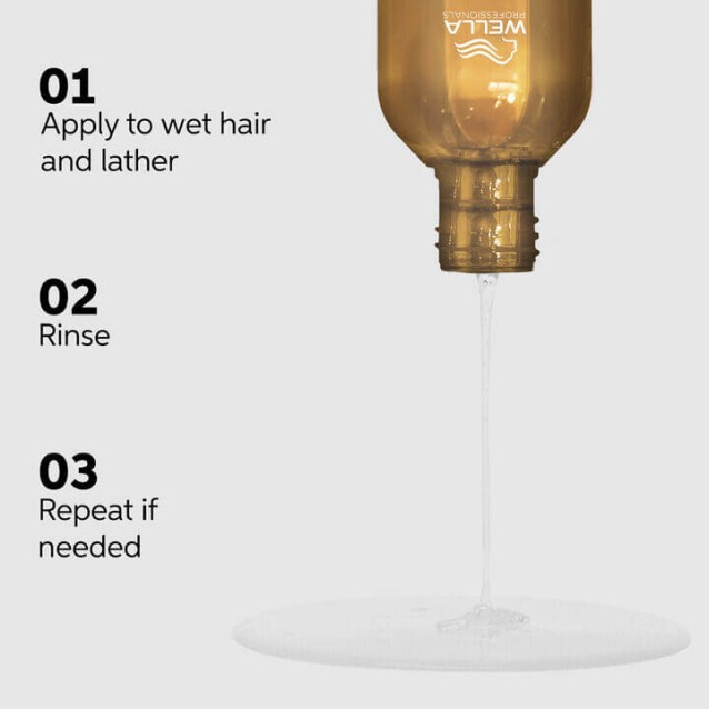 Wella Professionals Ultimate Smooth Shampoo για την Αποτοξίνωση των Μαλλιών από τα Μεταλλικά Στοιχεία 250 ml