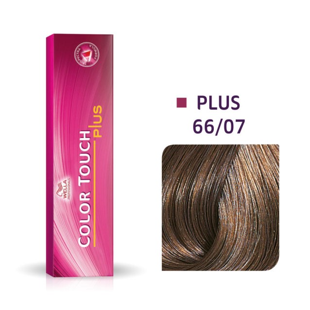 Wella Professionals Color Touch Plus Έντονο Ξανθό Σκούρο Φυσικό Καφέ 66/07