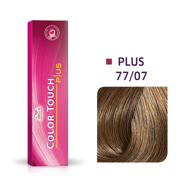 Wella Professionals Color Touch Plus Έντονο Ξανθό Φυσικό Καφέ 77/07