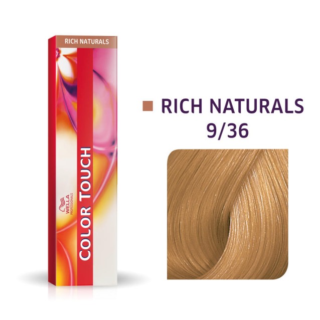 Wella Professionals Color Touch Rich Naturals Ξανθό Πολύ Ανοιχτό Χρυσό Βιολέ 9/36 60ml