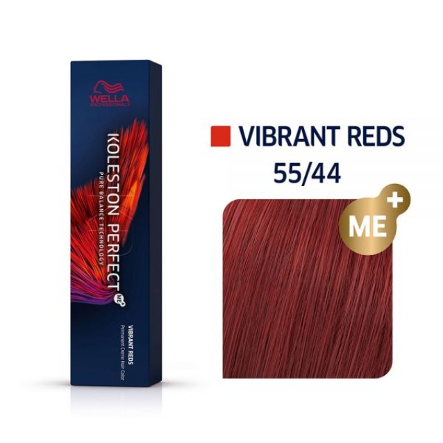Wella Professionals Koleston Perfect Me+ Έντονο Καστανό Ανοιχτό Έντονο Κόκκινο 55/44 Vibrant Reds 60ml