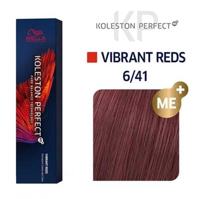 Wella Professionals Koleston Perfect Me+ Ξανθό Σκούρο Κόκκινο Σαντρέ 6/41 Vibrant Reds 60ml